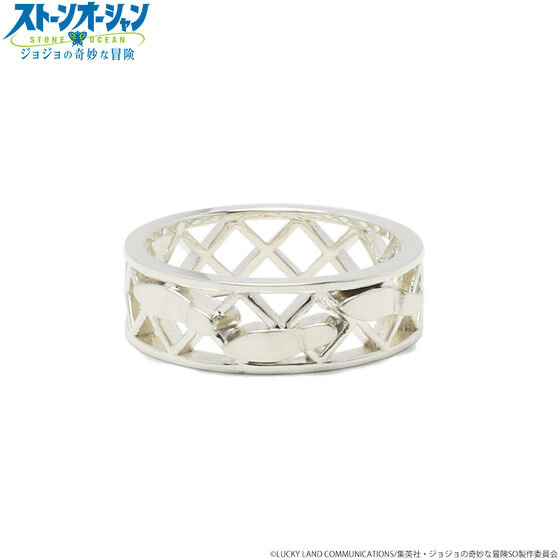 Pbandai 預訂2024/4月 【JAM HOME MADE コラボ】ジョジョの奇妙な冒険 ストーンオーシャン メッシュリング／ナルシソ・A 戒指