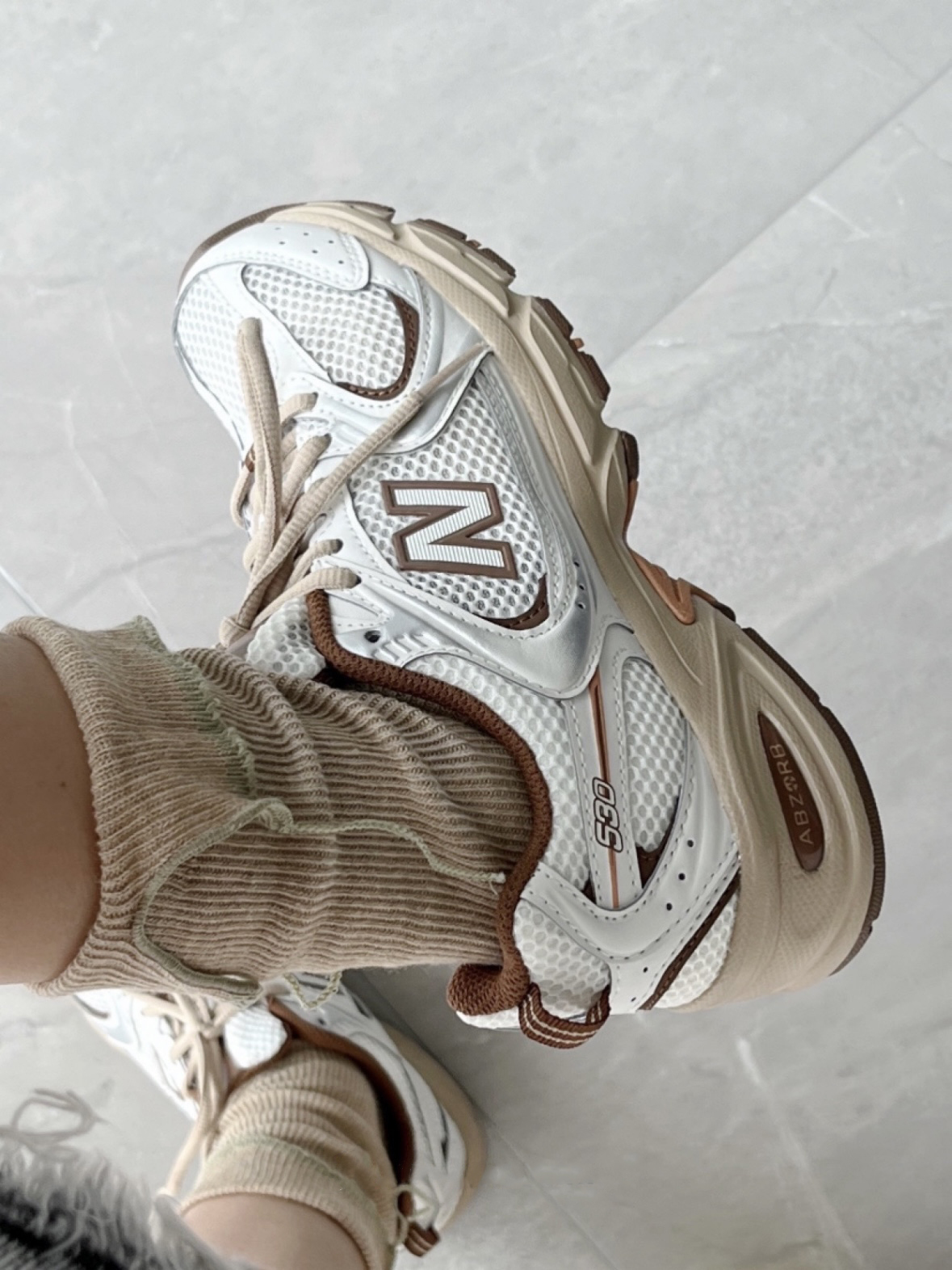 🍫 Niko and... x New Balance 530 聯名 可可牛奶