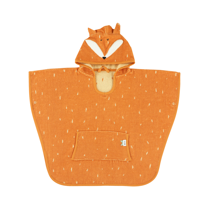 trixie 動物造型有機棉連帽斗篷-聰明狐狸