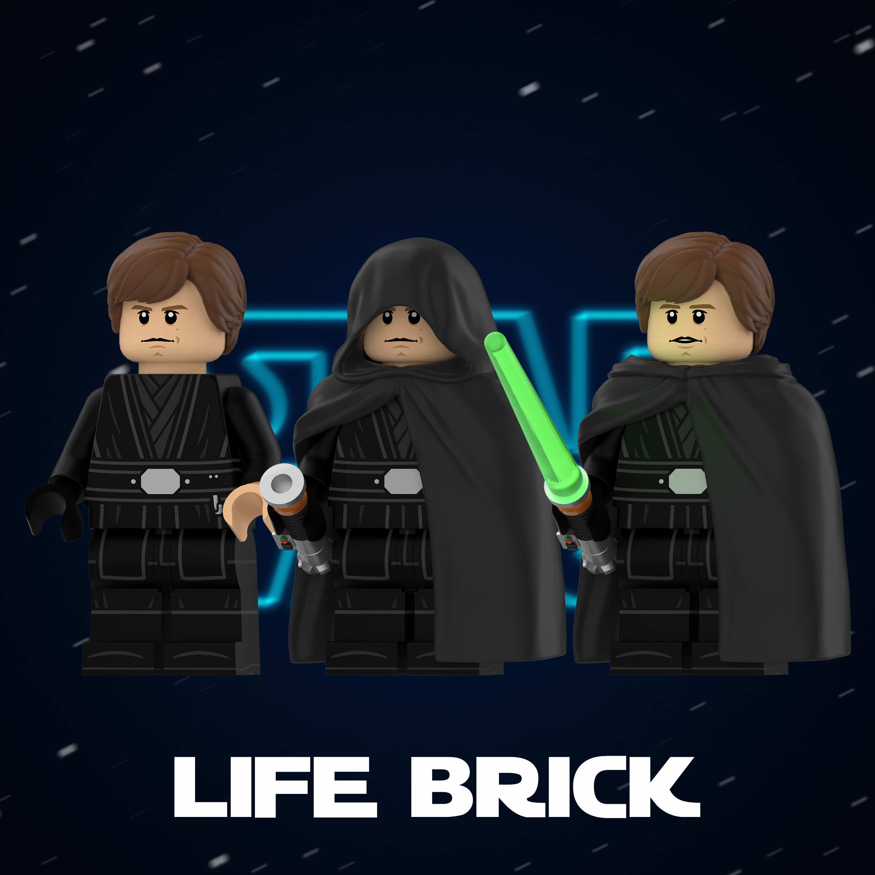 [LifeBrick][InStock] Star Wars - Luke [PADprinted]