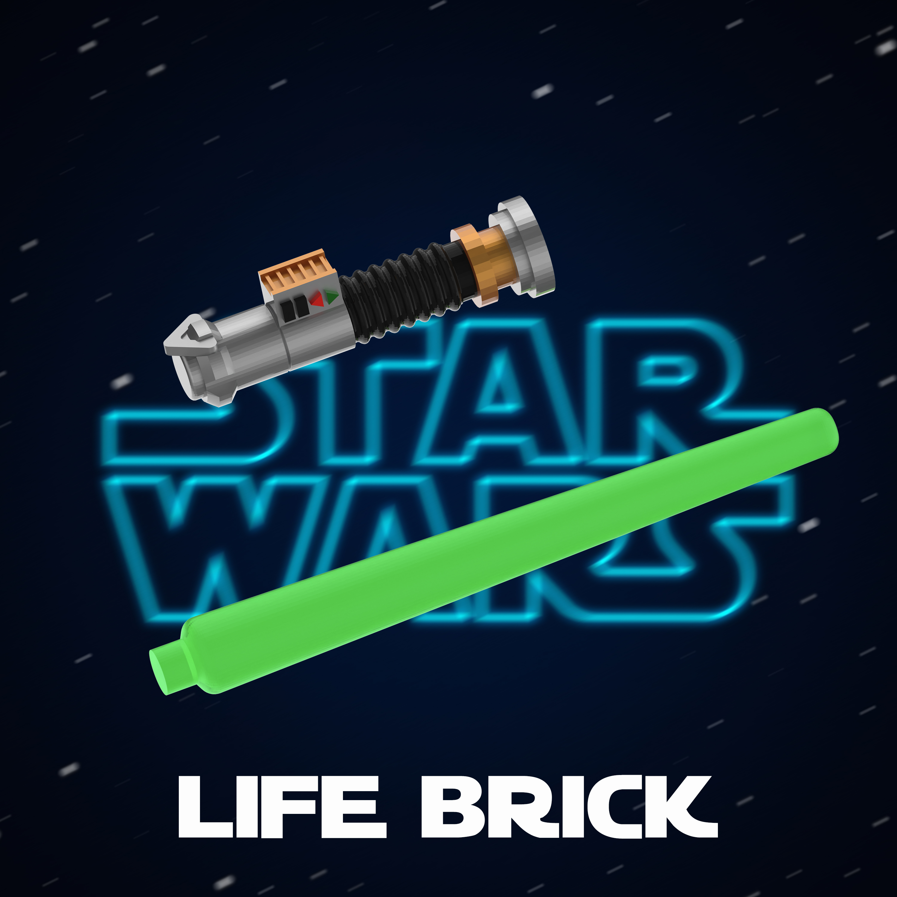 [LifeBrick][InStock] Star Wars - Luke [PADprinted]