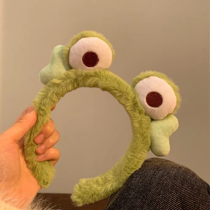Cartoon Frog Plush Headband