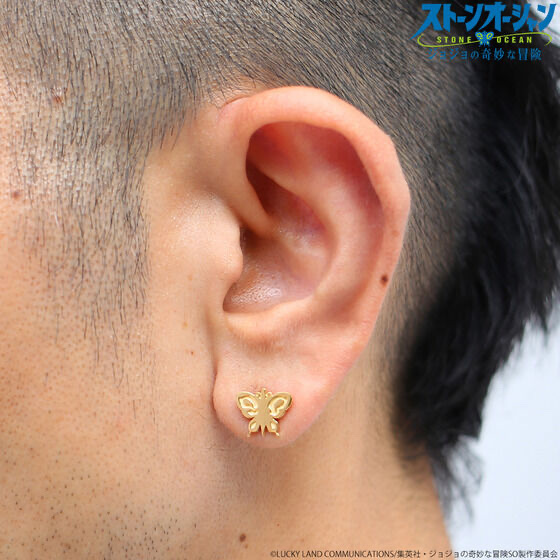 Pbandai 預訂2024/4月 【JAM HOME MADEコラボ】ジョジョの奇妙な冒険　ストーンオーシャン　バタフライピアス 耳環