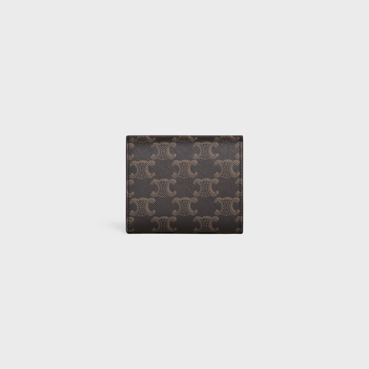 SMALL WALLET TRIOMPHE IN TRIOMPHE CANVAS - TAN