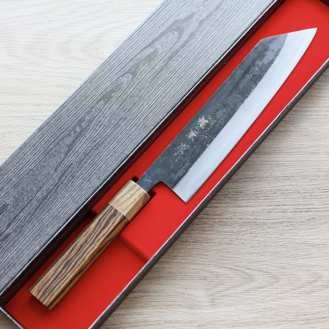 梶原 務 切付牛刀 210mm 青紙2號鋼