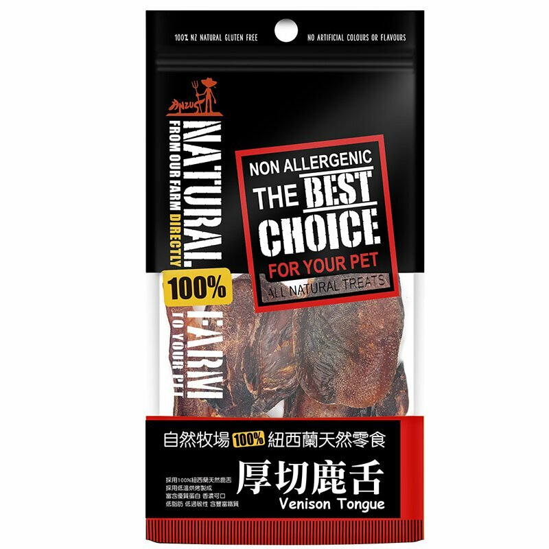 《Natural Farm自然牧場》厚切鹿舌50g