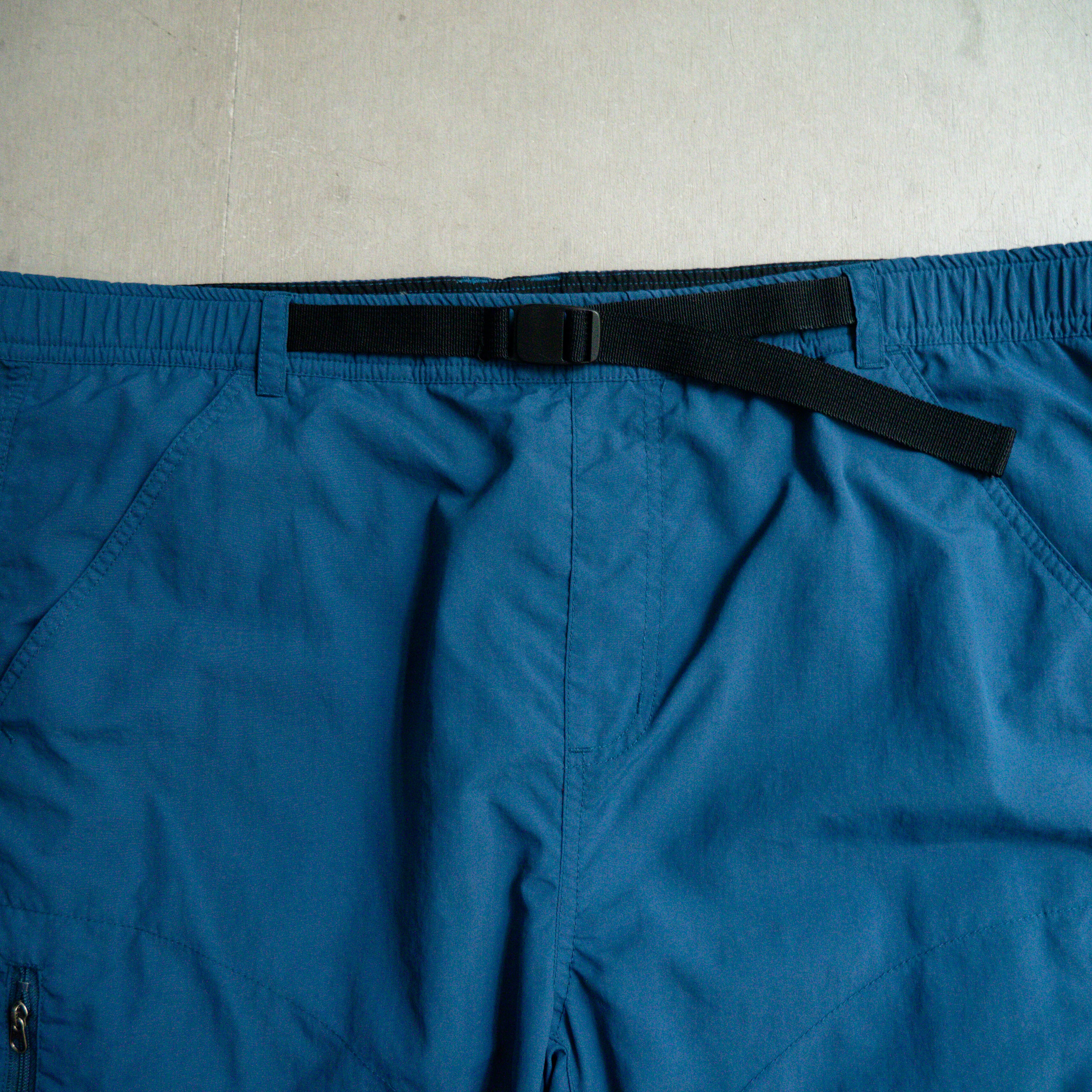 VINTAGE REI TRAIL SHORTS 土耳其藍 戶外 露營 速乾 五分 短褲