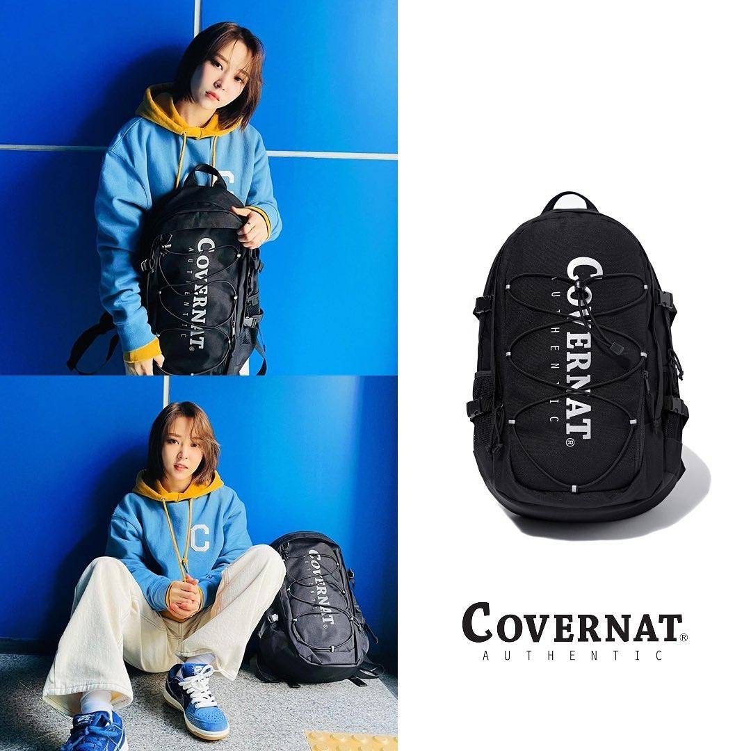 🇰🇷韓國直送🇰🇷 韓國COVERNAT Authentic Logo 27L / 33L 黑色背包