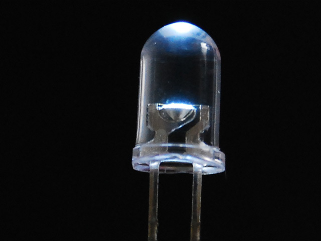 2個- 5mm LED 白光 10000mcd