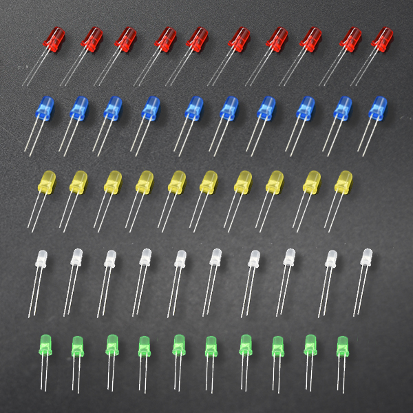 5mm LED 組合包 5 色