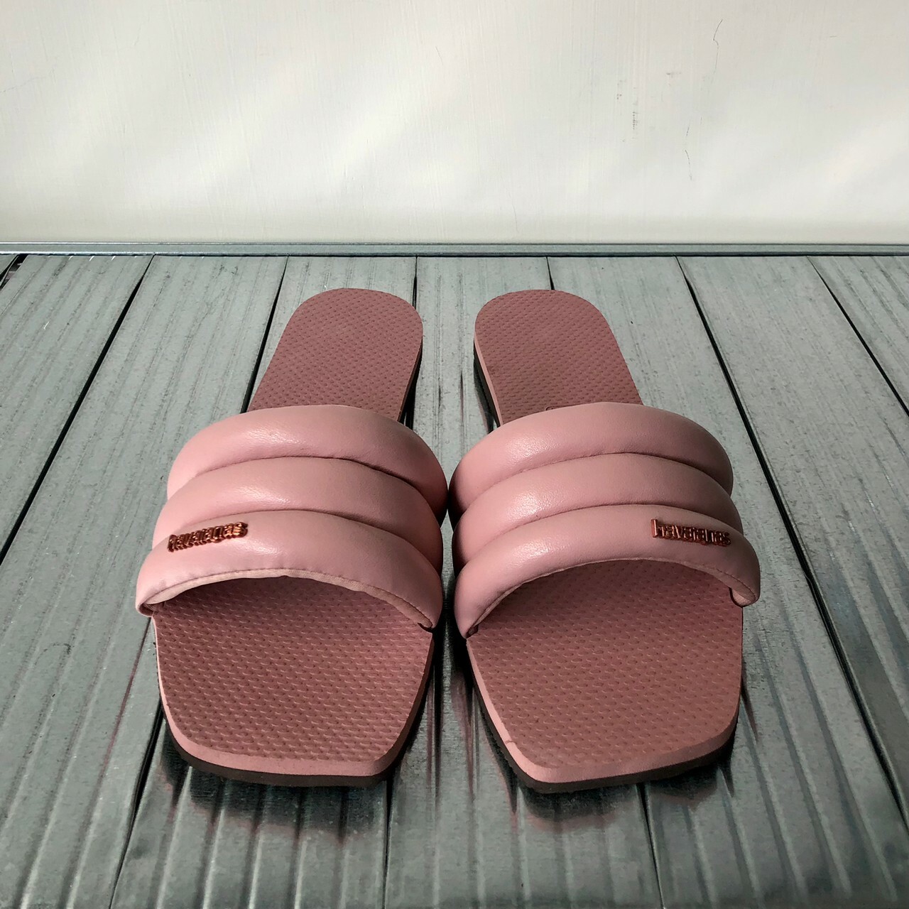 Havaianas 哈瓦仕 拖鞋 女鞋 方形 YOU MILAN 番紅花 4148312-3544W