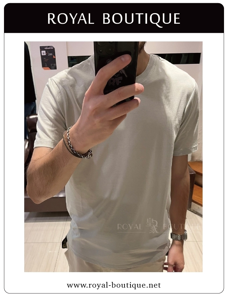 Armani Exchange 極致親膚圓領短素T