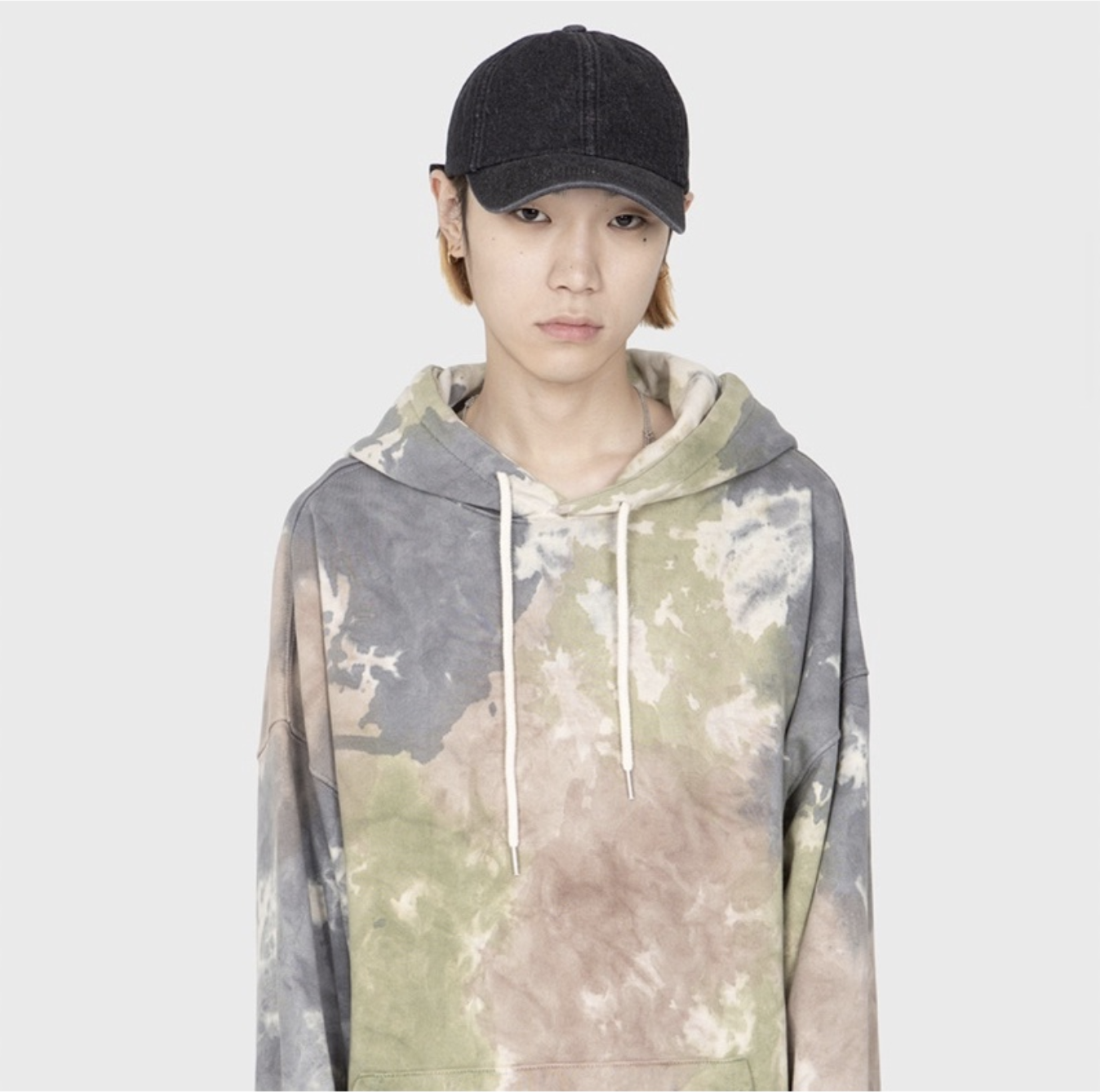 韓國 Raucohouse 水洗牛仔紋理素面棒球帽 帽款 老帽 棒球帽 素面 可調節