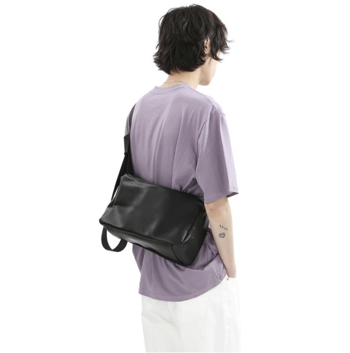 韓國 Raucohouse 大容量皮革側背包 肩包 側背包 小包 造型小包 隨身小包 肩背包