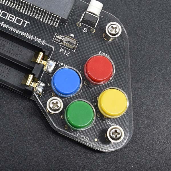 micro:Gamepad V4.0 按鍵與腳位標示