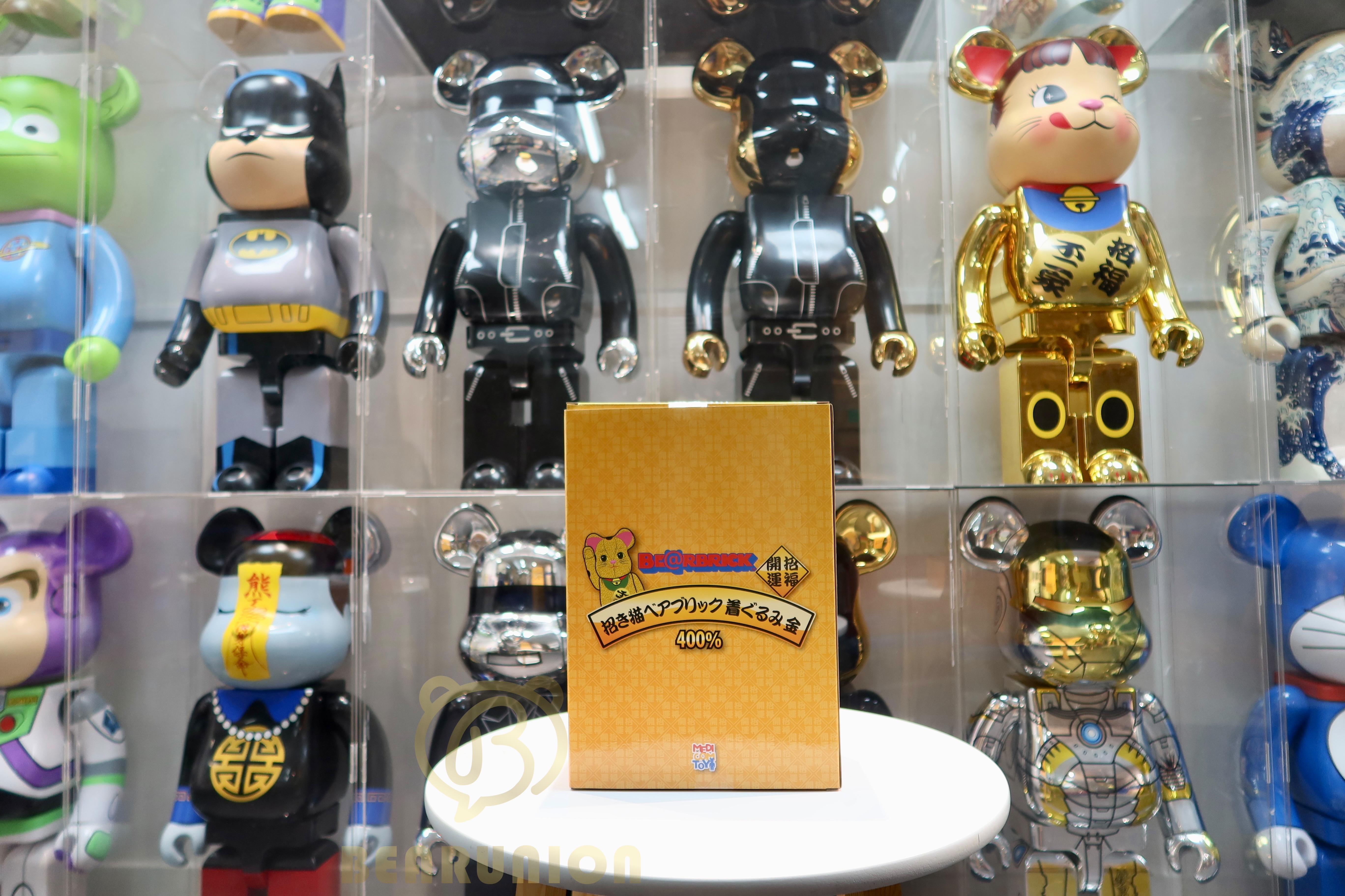 🥇現貨🥇BE@RBRICK 招き猫 金 着ぐるみ版 400％