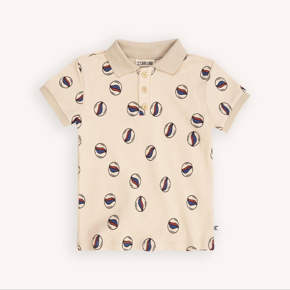 荷蘭CarlijnQ 有機棉彈珠上衣 - Marbles