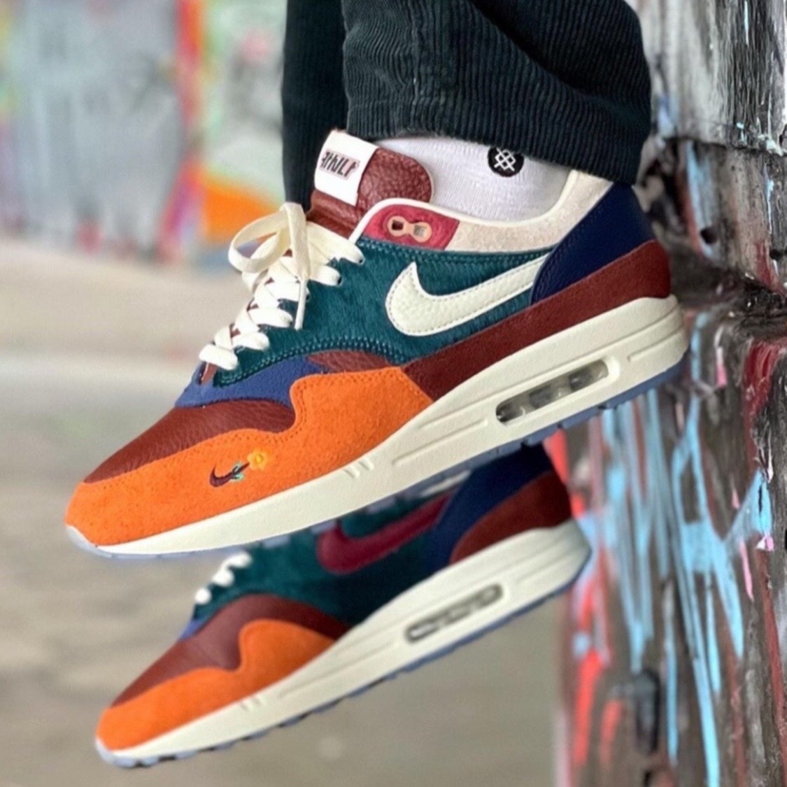 Nike Air Max 1 sp x Kasina 聯名 棕色 愛情鴛鴦刺繡 復古 氣墊DQ8475-800