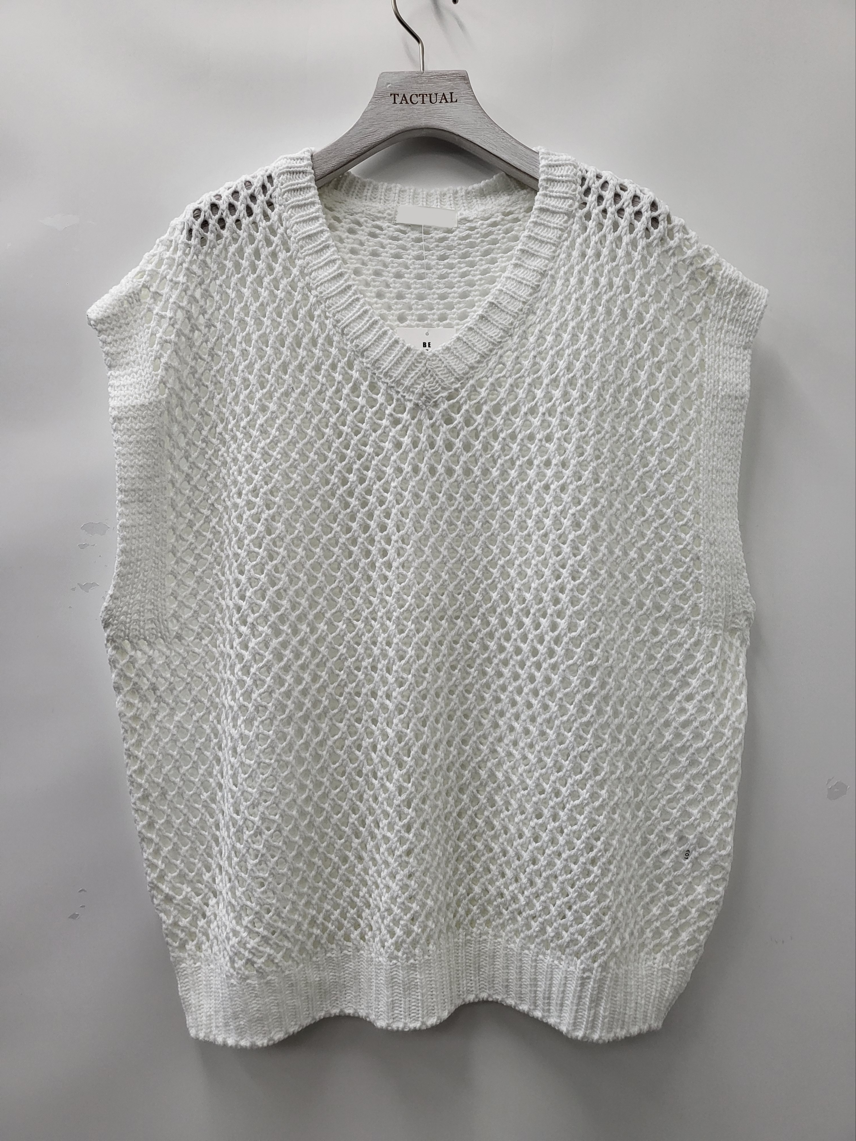 V領網紋背心 V1007