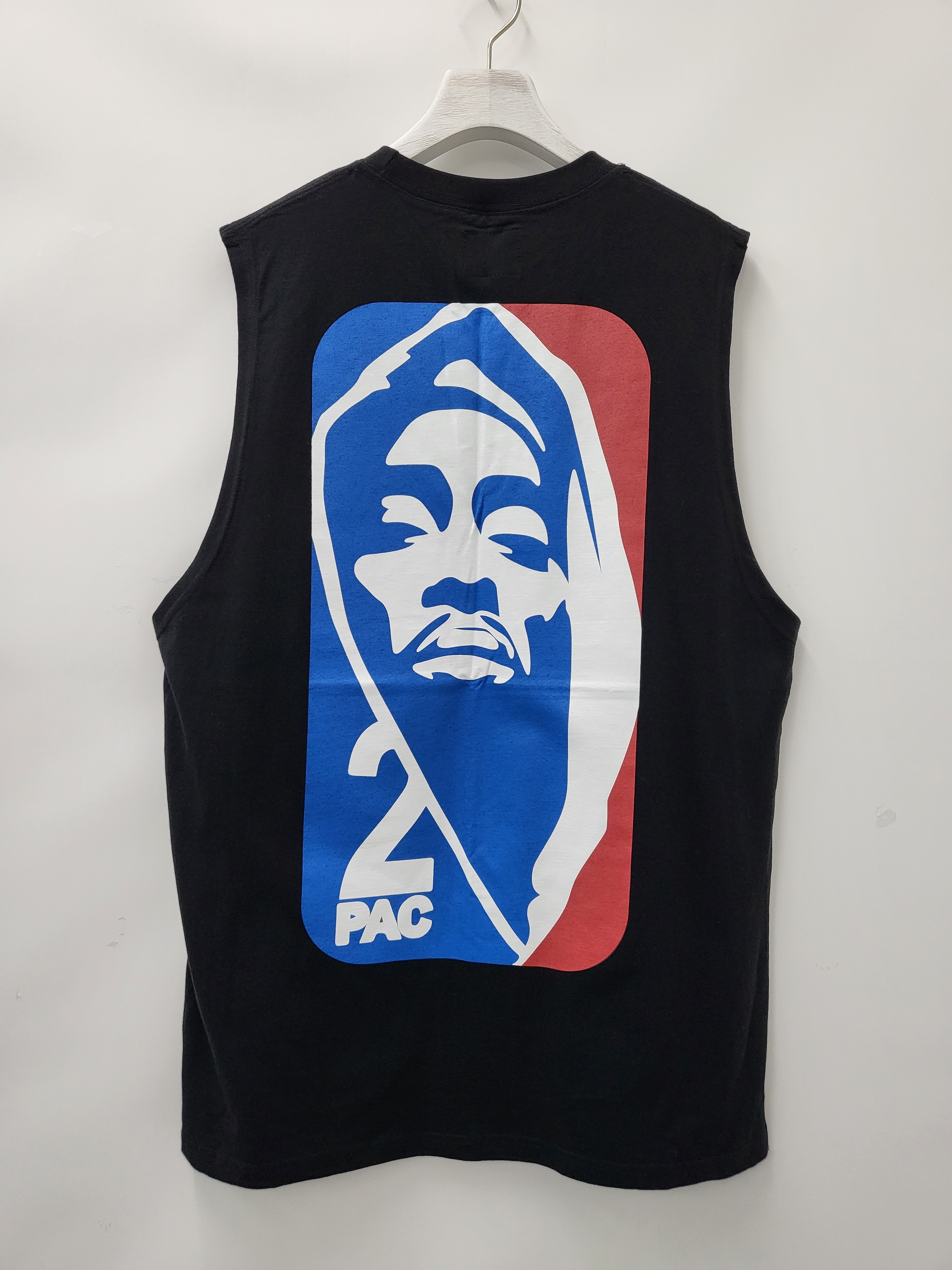 英文字圖案背心 V1004