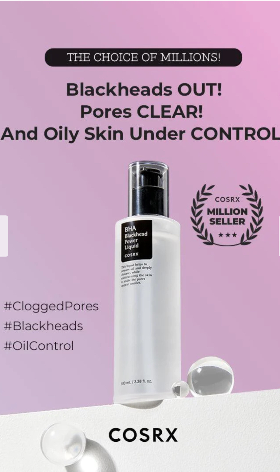 《現貨》COSRX BHA Blackhead Power Liquid