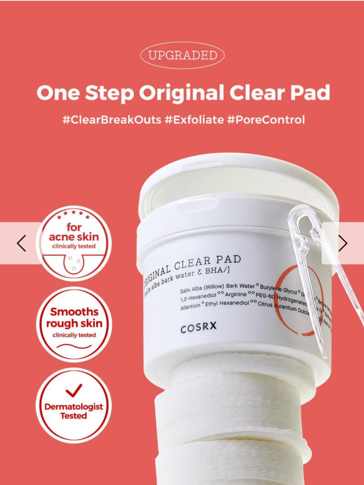 《original/green calming 現貨》COSRX Pad (其他需預訂）