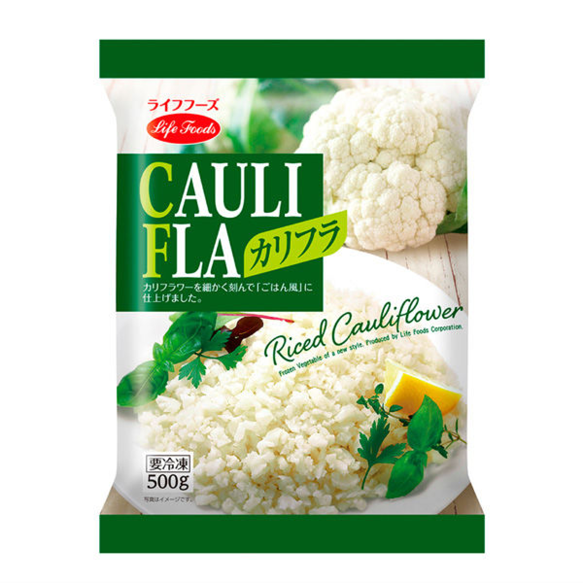 日本Life Food椰菜花飯 500g