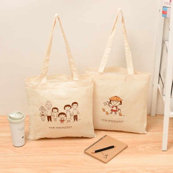 櫻桃小丸子 𝗖𝗵𝗶𝗯𝗶 𝗠𝗮𝗿𝘂𝗸𝗼｜棉布手提袋