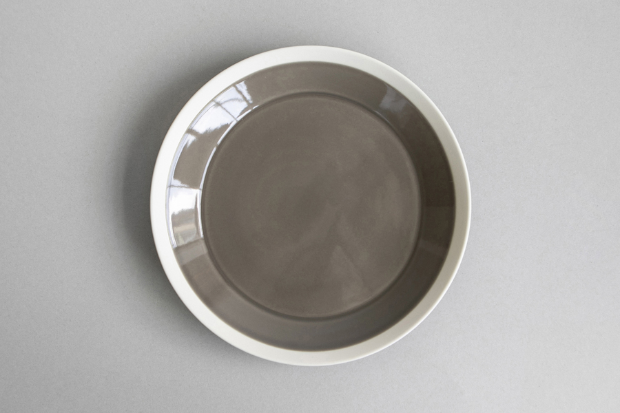 yumiko iihoshi porcelain-木村硝子店聯名dishes系列 盤22cm 鹿褐棕
