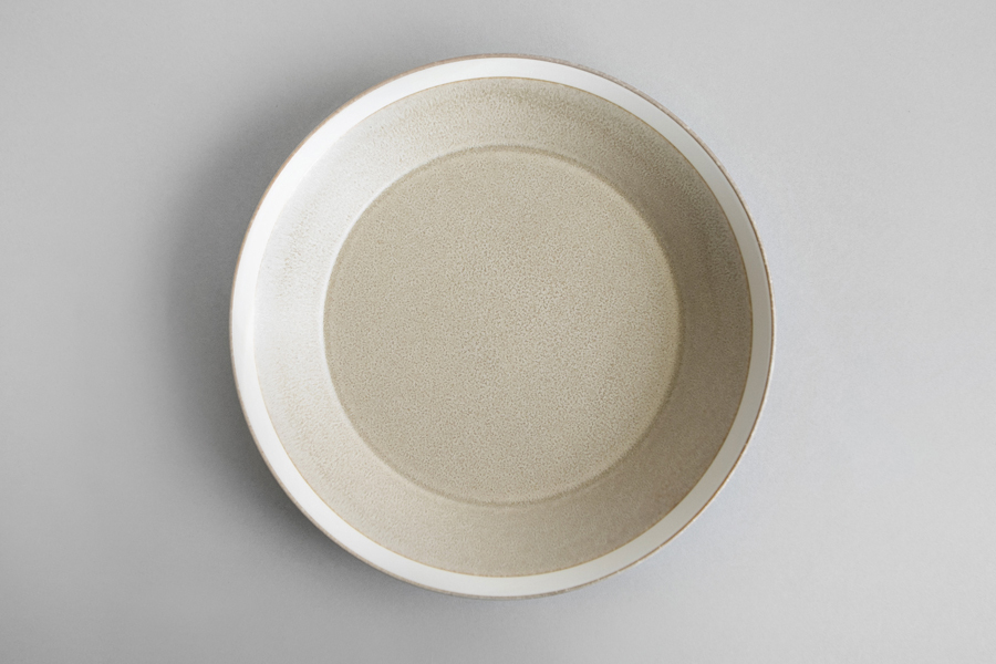 yumiko iihoshi porcelain-木村硝子店聯名dishes系列 盤23cm 砂米黃
