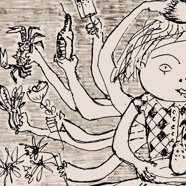 金宇澄〈繁花C系列 ── 1962〉限量親筆簽名 手工版畫