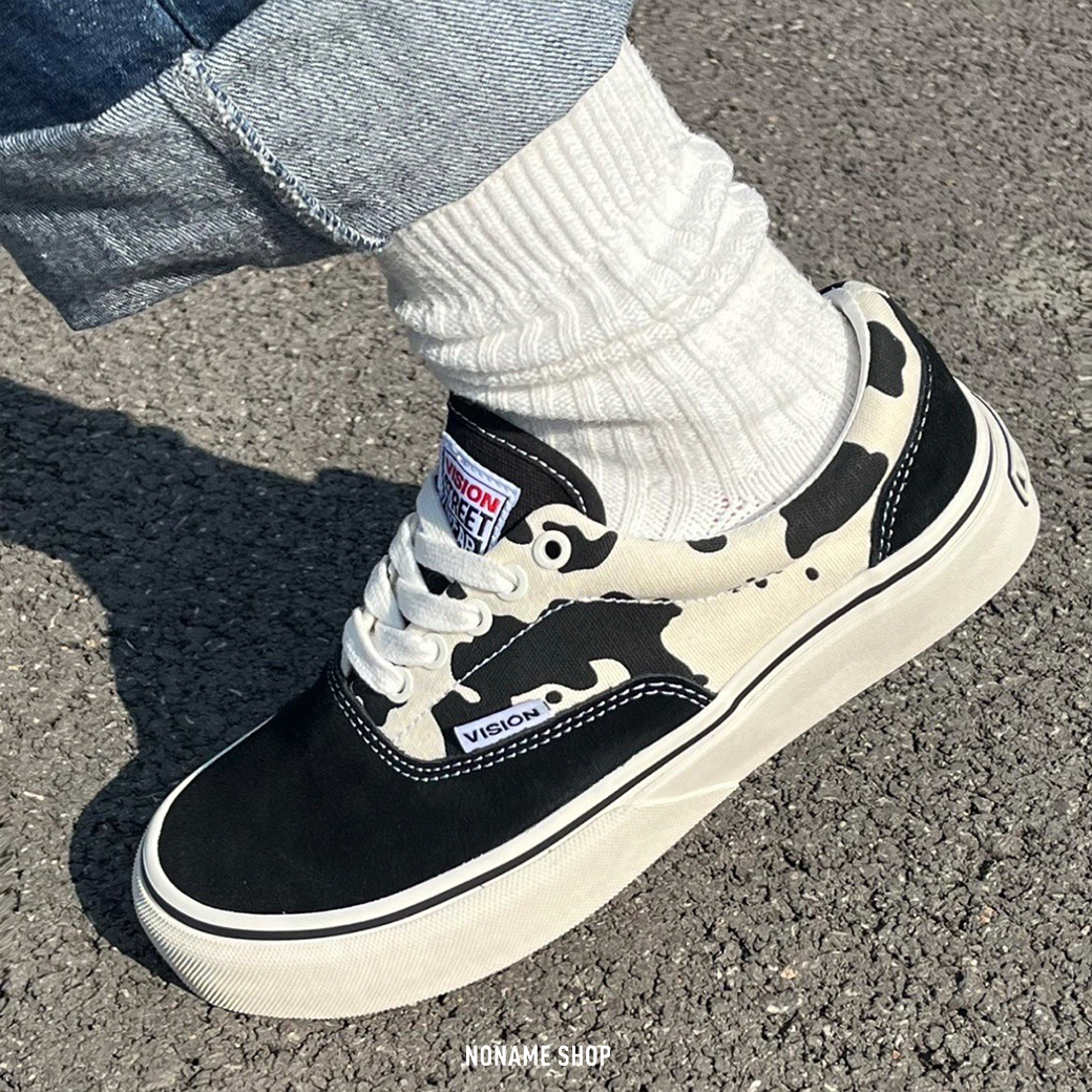 VISION STREET WEAR 乳牛 斑紋 滑板鞋 黑白 (男/女款)