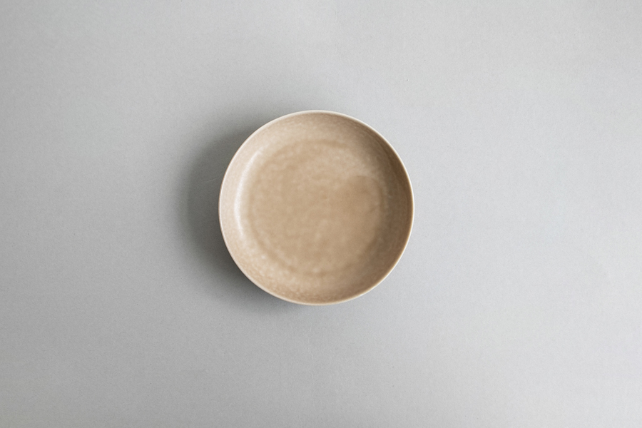yumiko iihoshi porcelain - ReIRABO series 圓盤M 暖土棕