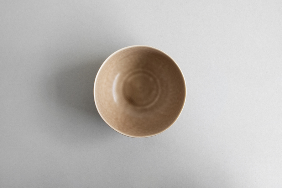 yumiko iihoshi porcelain - ReIRABO 飯碗 暖土棕