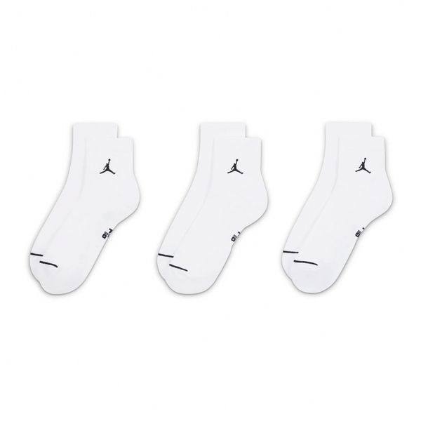 NIKE JORDAN EVERYDAY 短襪 襪子 白色 三色 三雙組 DX9655-100