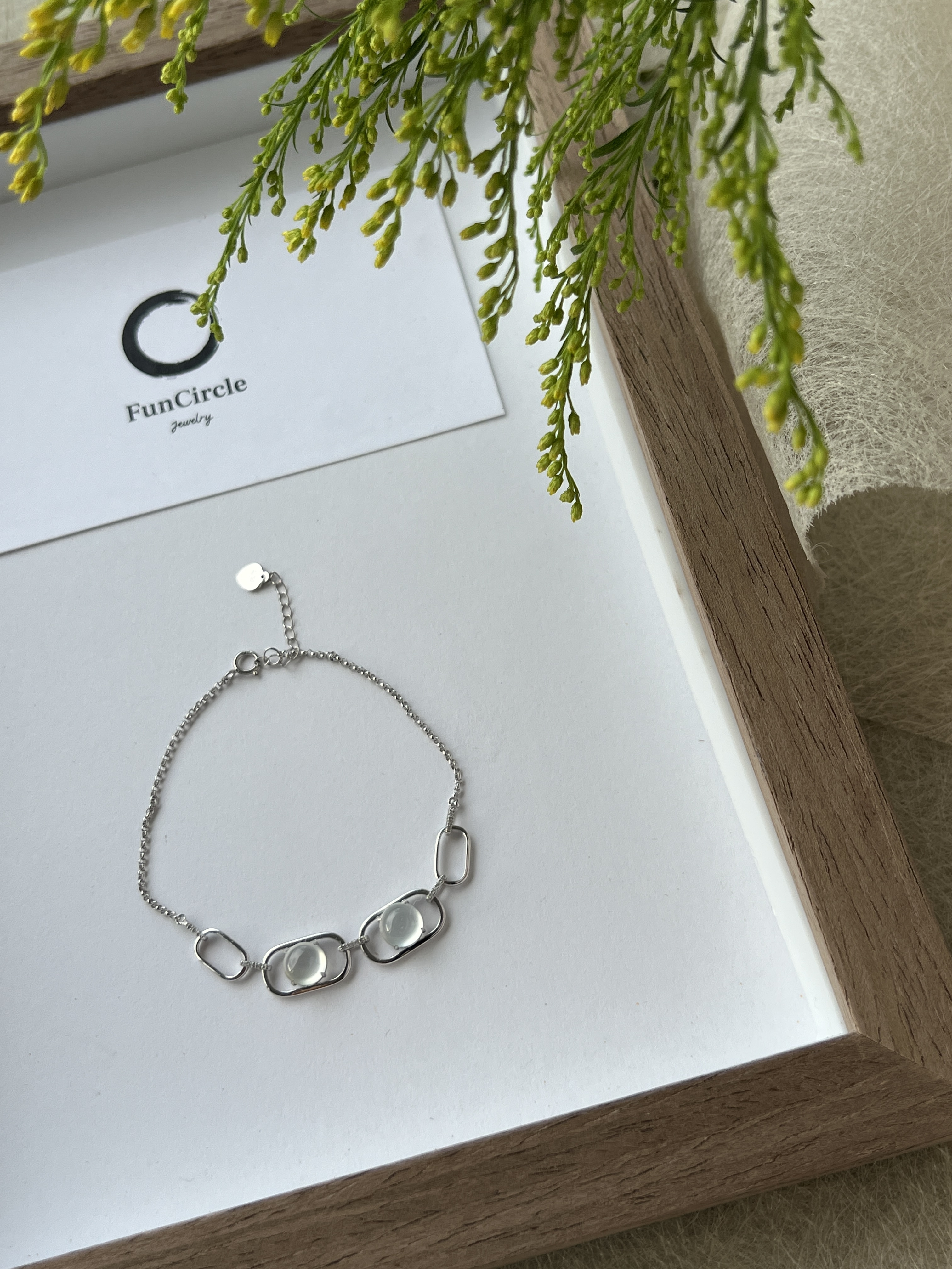 冰玻起剛手鍊18K