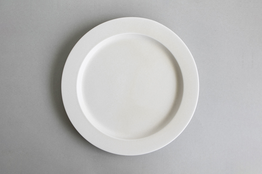 yumiko iihoshi porcelain - 一日盤 午後22cm/象牙白