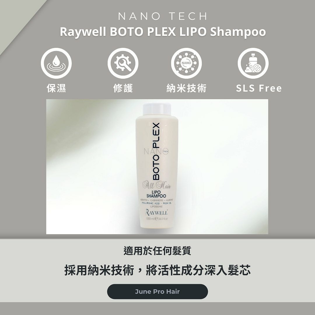 Raywell NANO TECH BOTOPLEX All Hair LIPO Shampoo 1000ml