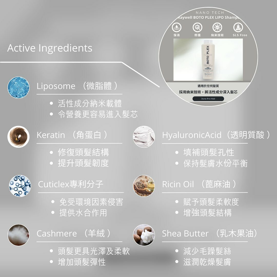 Raywell NANO TECH BOTOPLEX All Hair LIPO Shampoo 1000ml