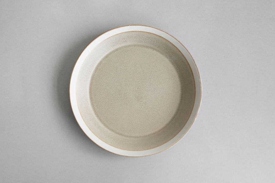 yumiko iihoshi porcelain-木村硝子店聯名dishes系列 盤20cm 砂米黃