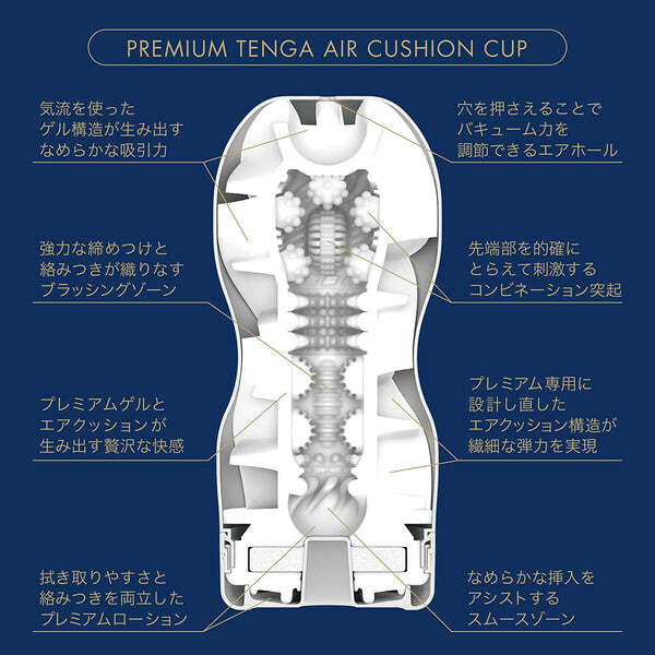 日本 PREMIUM TENGA AIR CUSHION CUP 第二代 飛機杯