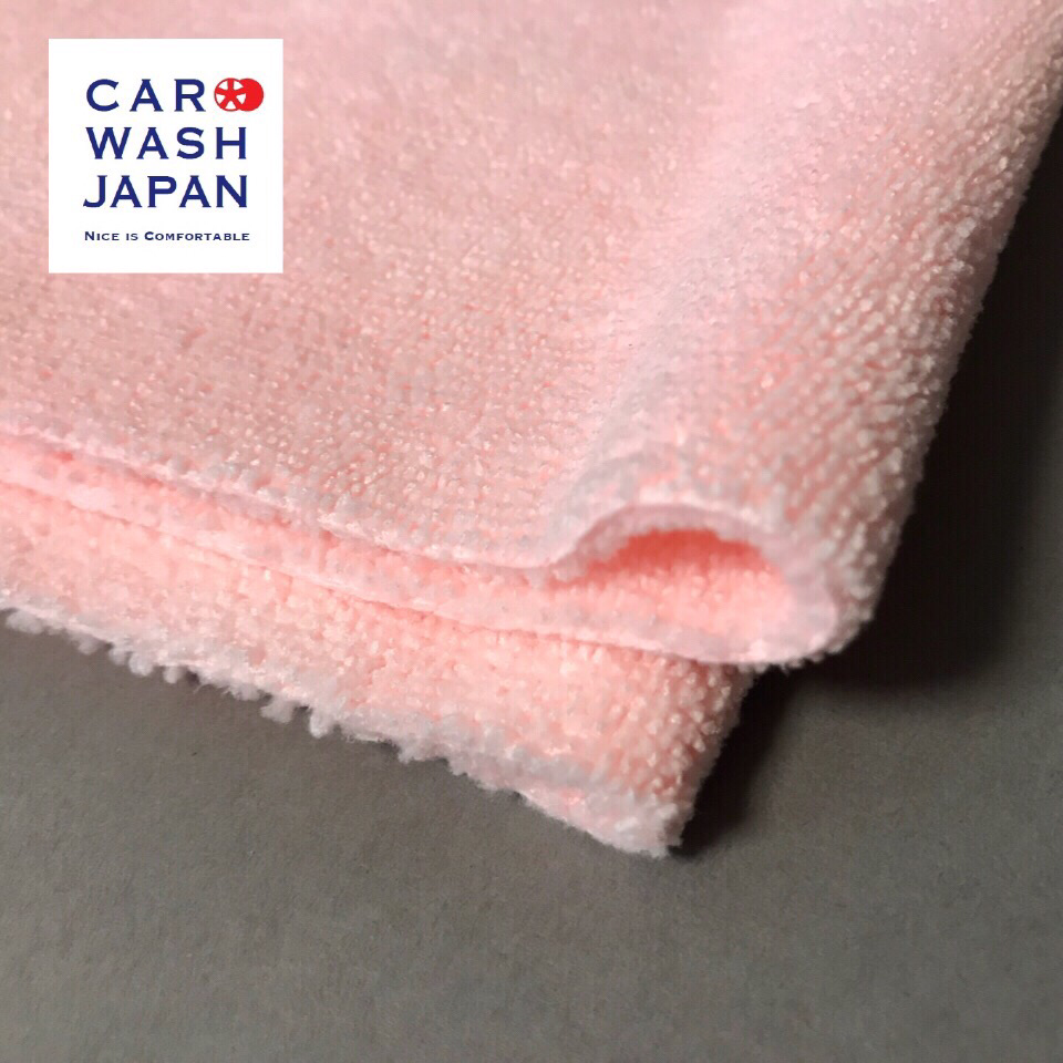 Car Wash Japan 優質超細纖維無邊布 櫻花色
