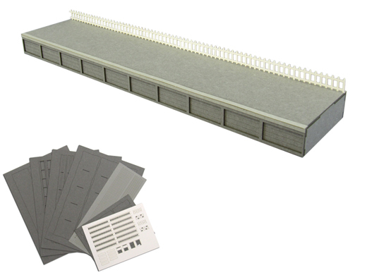 日本sankei 微縮藝術精品_【MK05-23】ホーム58A延長