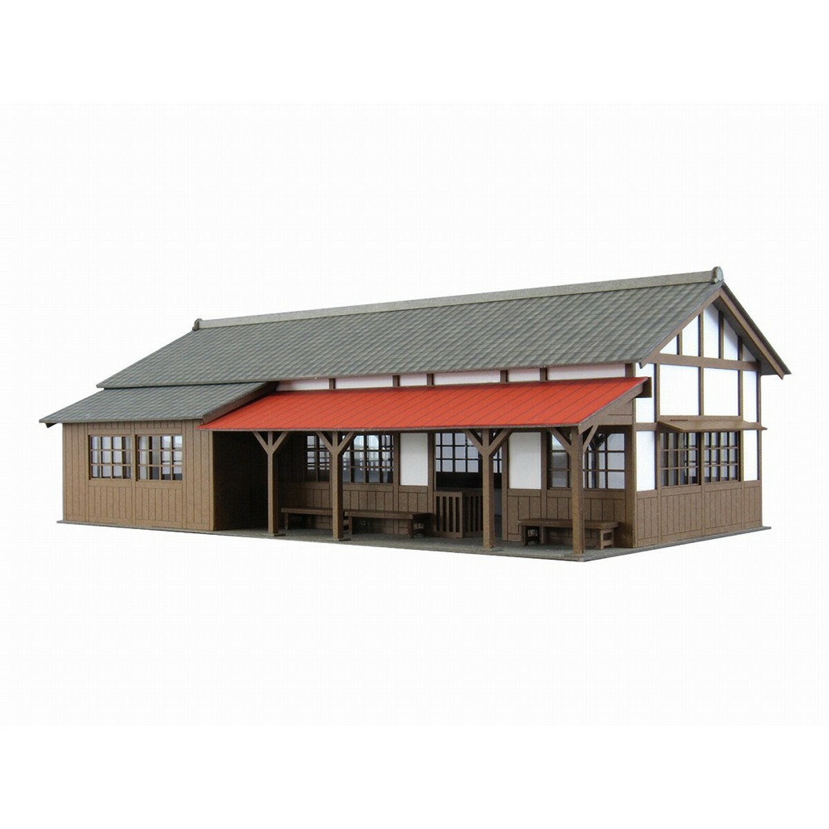 日本sankei 微縮藝術精品_【MK05-27】駅舎-4