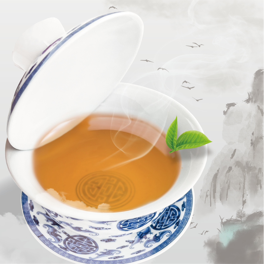 青花瓷 五福蓋杯 100ml AS03-26-58 【陶杯杯瓷器】