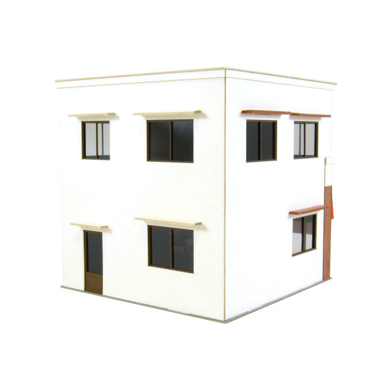 日本sankei 微縮藝術精品_【MK05-34】街角のお店-7