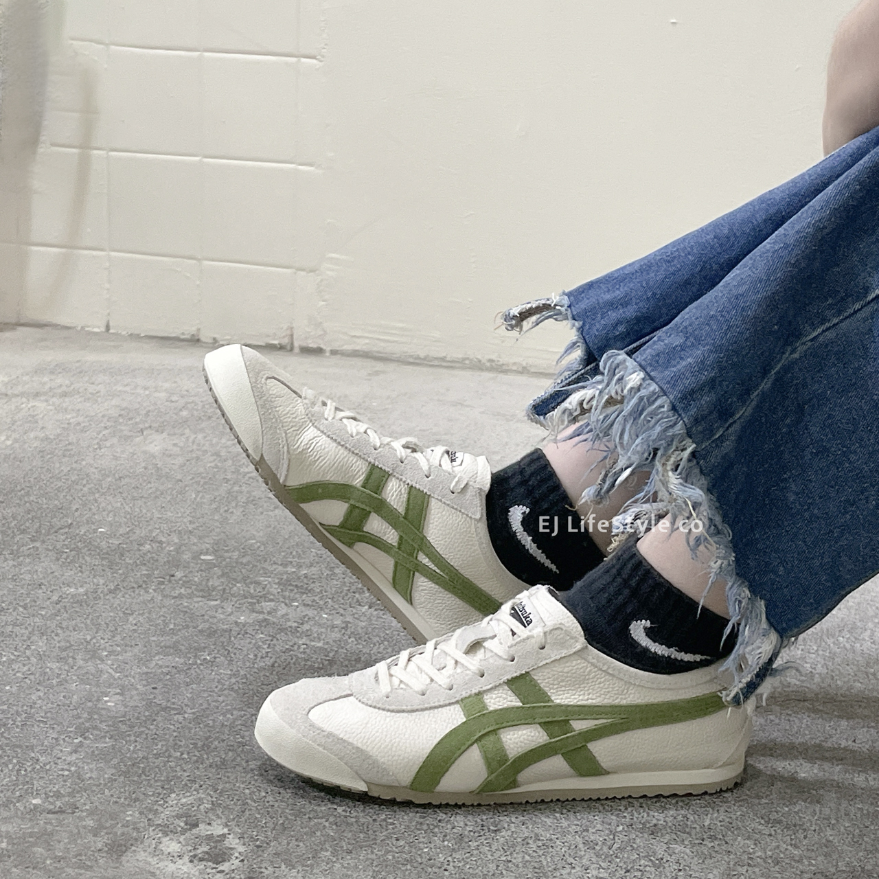 Onitsuka Tiger Mexico 66 鬼塚虎 德訓鞋 綠色 麂皮 1183b391-202 / 預購