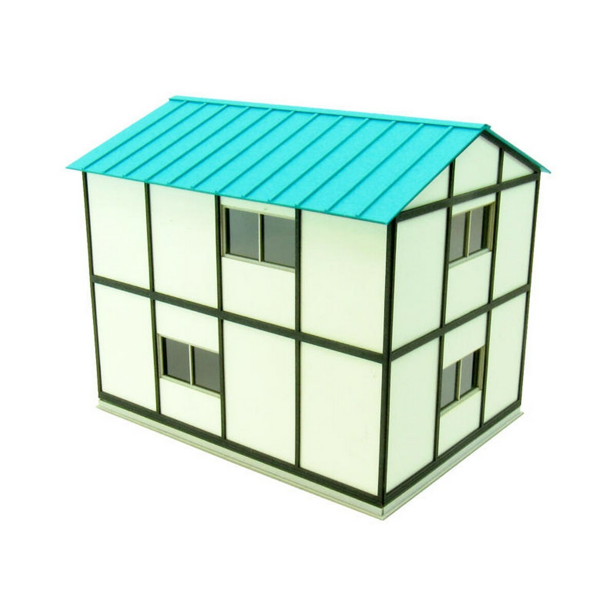 日本sankei 微縮藝術精品_【MK05-50】プレハブ小屋-1