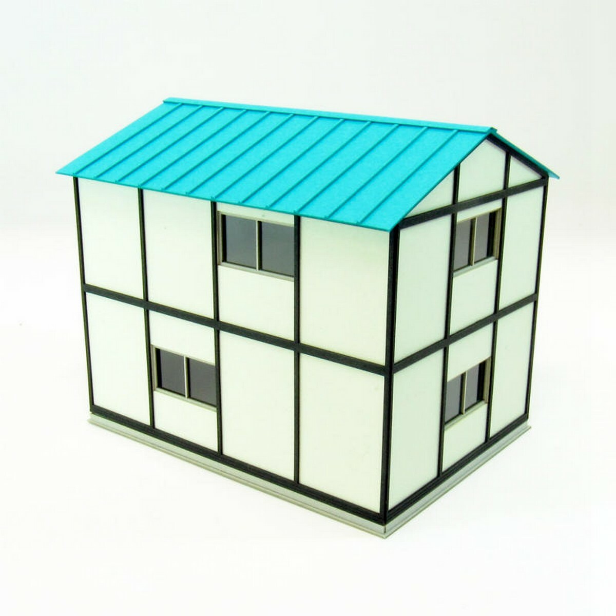 日本sankei 微縮藝術精品_【MK05-50】プレハブ小屋-1