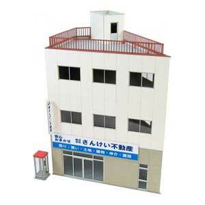 日本sankei 微縮藝術精品_【MK05-51】ビル-4